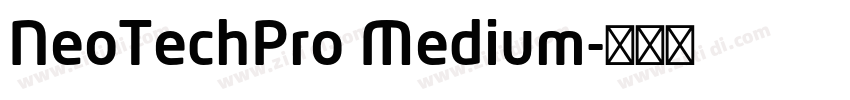 NeoTechPro Medium字体转换